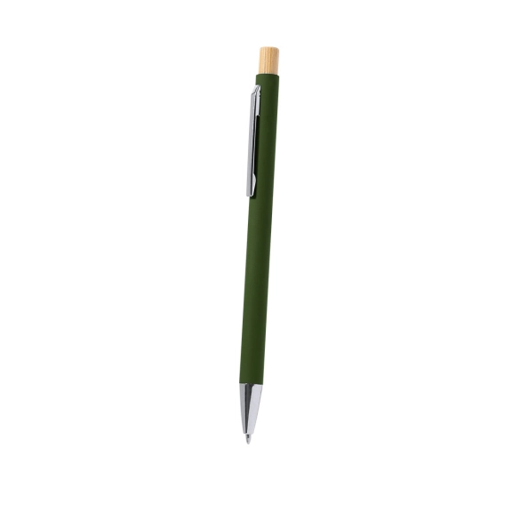 Stylo avec corps en caoutchouc mat "Merosif"