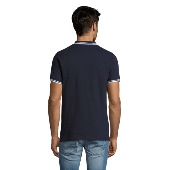 Polo homme avec liseré blanc 200gr "Cachan"