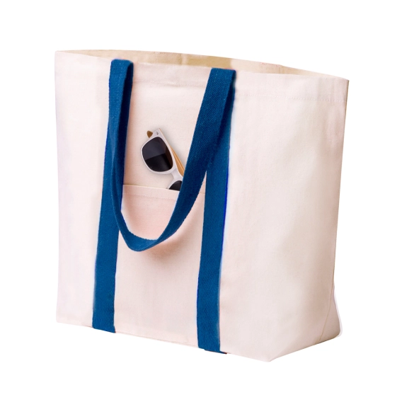 Sac coton 280gr avec poignées de couleurs "Tandesri"